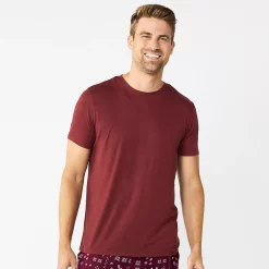 Men's Sonoma Goods For Life® Seriously Soft Crewneck Pajama Tee 16 Men's Sonoma Goods For Life® Seriously Soft Crewneck Pajama Tee -Clearance Sales Store 5236476 Proteus Plum Space Dye
