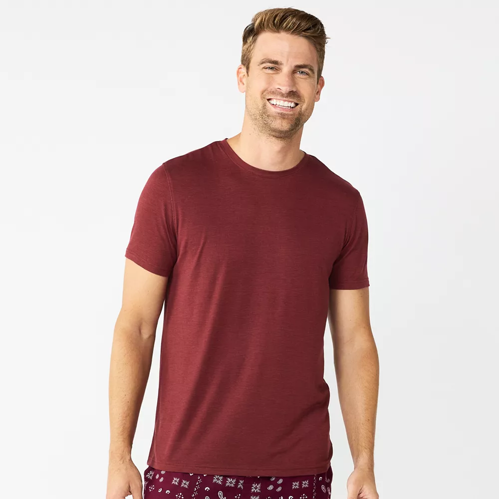Men's Sonoma Goods For Life® Seriously Soft Crewneck Pajama Tee 9 Men's Sonoma Goods For Life® Seriously Soft Crewneck Pajama Tee - Image 7