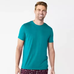 Men's Sonoma Goods For Life® Seriously Soft Crewneck Pajama Tee 15 Men's Sonoma Goods For Life® Seriously Soft Crewneck Pajama Tee -Clearance Sales Store 5236476 Teal Space Dye