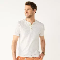 Men's Sonoma Goods For Life® Lightweight Henley 10 Men's Sonoma Goods For Life® Lightweight Henley -Clearance Sales Store 5237741 Beige