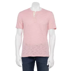 Men's Sonoma Goods For Life® Lightweight Henley 11 Men's Sonoma Goods For Life® Lightweight Henley -Clearance Sales Store 5237741 Rose