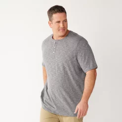 Big & Tall Sonoma Goods For Life® Classic-Fit Henley 13 Big & Tall Sonoma Goods For Life® Classic-Fit Henley -Clearance Sales Store 5241683 Charcoal