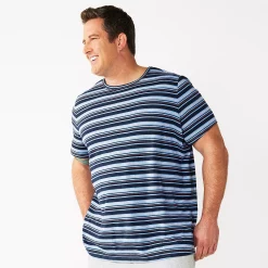 Big & Tall Sonoma Goods For Life® Crewneck Tee & Sleep Shorts Set