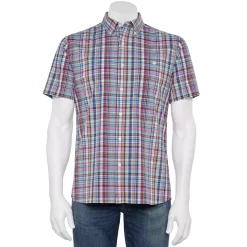 Men's Croft & Barrow® Slim-Fit Performance Woven Button-Down Shirt 18 Men's Croft & Barrow® Slim-Fit Performance Woven Button-Down Shirt -Clearance Sales Store 5256596 Blue Multi Plaid