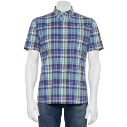 Men's Croft & Barrow® Slim-Fit Performance Woven Button-Down Shirt 17 Men's Croft & Barrow® Slim-Fit Performance Woven Button-Down Shirt -Clearance Sales Store 5256596 Blue Plaid