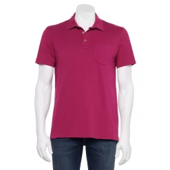 Men's Sonoma Goods For Life® Supersoft Lightweight Polo -Clearance Sales Store 5267619 Berry