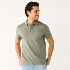 Men's Sonoma Goods For Life® Supersoft Lightweight Polo -Clearance Sales Store 5267619 Olive