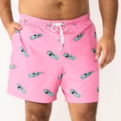 Men's Big & Tall Sonoma Goods For Life® Swim Trunks -Clearance Sales Store 5272284 Fast Cars