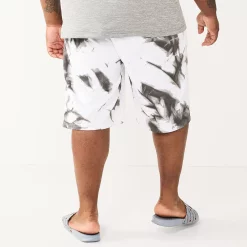 Big & Tall Champion® Tie-Dyed Fleece Shorts -Clearance Sales Store 5358340 ALT