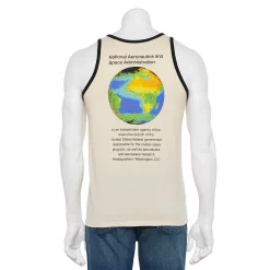 Men's Graphic Tank Top -Clearance Sales Store 5360062 Cream