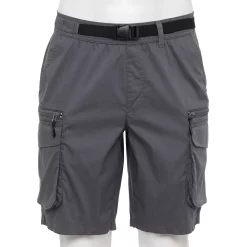 Men's Sonoma Goods For Life® Belted Outdoor Cargo Shorts -Clearance Sales Store 5464705 Grey