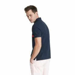 Big & Tall Tommy Hilfiger Flag Logo Polo -Clearance Sales Store 5484151 ALT
