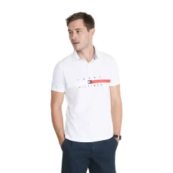 Big & Tall Tommy Hilfiger Flag Logo Polo -Clearance Sales Store 5484151 Bright White