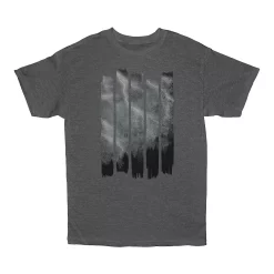 Big & Tall Patterned Graphic Tee -Clearance Sales Store 5499847 Gray Lightning