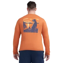 Men's Big & Tall IZOD Saltwater Graphic Tee -Clearance Sales Store 5500786 Rust