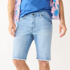 Men's Sonoma Goods For Life® Slim-Fit Denim Shorts -Clearance Sales Store 5505644 Light Blue Wash