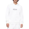 Men's Calvin Klein Reimagined Heritage Pajama Sleep Hoodie -Clearance Sales Store 5510749 White