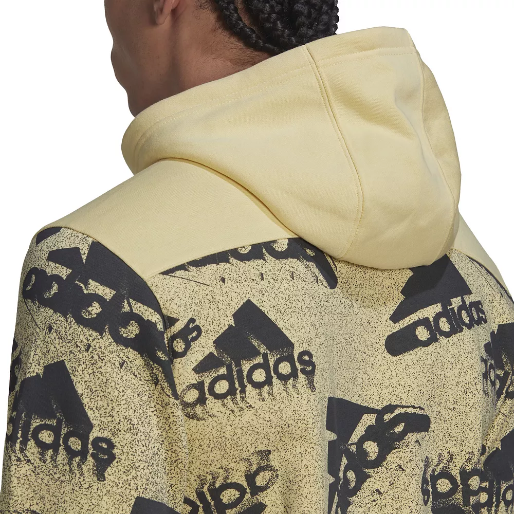 Men's adidas Essentials Brand Love Fleece Hoodie 9 Men's adidas Essentials Brand Love Fleece Hoodie - Image 7