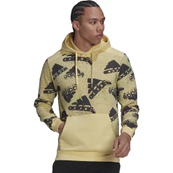 Men's adidas Essentials Brand Love Fleece Hoodie 12 Men's adidas Essentials Brand Love Fleece Hoodie -Clearance Sales Store 5514410 Almost Yellow Linen