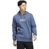 Men's adidas Optimoticons Graphic Fleece Hoodie -Clearance Sales Store 5514585 Wonder Steel