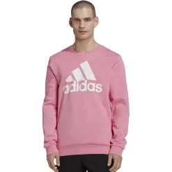 Men's adidas Essentials Big Logo Sweatshirt -Clearance Sales Store 5515950 Bliss Pink