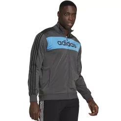 Men's adidas Speed Tricot Jacket -Clearance Sales Store 5516148 Gray Six Pulse Blue