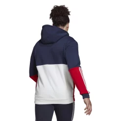 Men's adidas Colorblock Full-Zip Hoodie -Clearance Sales Store 5517455 ALT