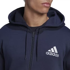 Men's adidas Colorblock Full-Zip Hoodie -Clearance Sales Store 5517455 ALT2