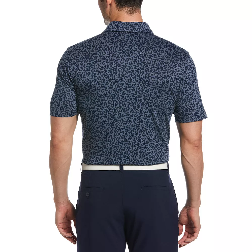 Men's Grand Slam Mini Foliage Printed Golf Polo 5 Men's Grand Slam Mini Foliage Printed Golf Polo - Image 3