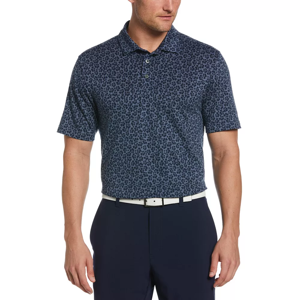 Men's Grand Slam Mini Foliage Printed Golf Polo 3 Men's Grand Slam Mini Foliage Printed Golf Polo