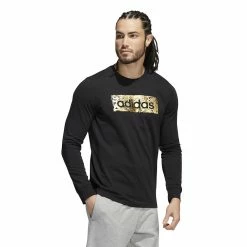 Men's adidas Liquid Foil Linear Graphic Tee -Clearance Sales Store 5517715 ALT2