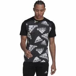 Men's adidas Essentials Brand Love Logo Tee -Clearance Sales Store 5519048 Black