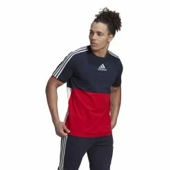 Men's adidas Essentials Colorblock Tee -Clearance Sales Store 5519181 ALT2