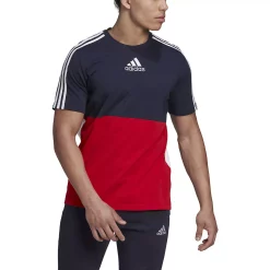 Men's adidas Essentials Colorblock Tee -Clearance Sales Store 5519181 ALT4