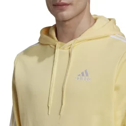 Big & Tall adidas Essential 3-Stripe Fleece Hoodie -Clearance Sales Store 5519578 ALT2