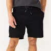 Men's Sonoma Goods For Life® 7" Flex-Wear Knit Jogger Shorts -Clearance Sales Store 5523380 Black