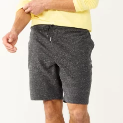 Men's Sonoma Goods For Life® 7" Flex-Wear Knit Jogger Shorts -Clearance Sales Store 5523380 Textured Gray