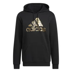 Men's adidas Liquid Foil Badge of Sport Graphic Fleece Hoodie -Clearance Sales Store 5524072 ALT4