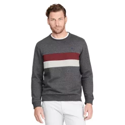 Men's IZOD Crewneck Sweatshirt -Clearance Sales Store 5532691 New Carbon Htr