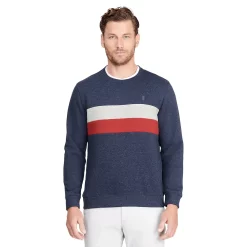 Men's IZOD Crewneck Sweatshirt -Clearance Sales Store 5532691 Peacoat Stripe