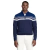 Men's IZOD Fairisle Quarter-Zip Sweater 1 Men's IZOD Fairisle Quarter-Zip Sweater -Clearance Sales Store 5532725 Navy
