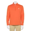 Men's adidas 3-Stripes Quarter-Zip Pullover Top -Clearance Sales Store 5535416 Orange