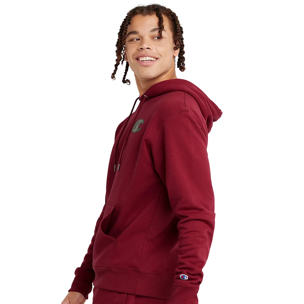 Men's Champion® Camo Logo Powerblend Fleece Hoodie 5 Men's Champion® Camo Logo Powerblend Fleece Hoodie - Image 3