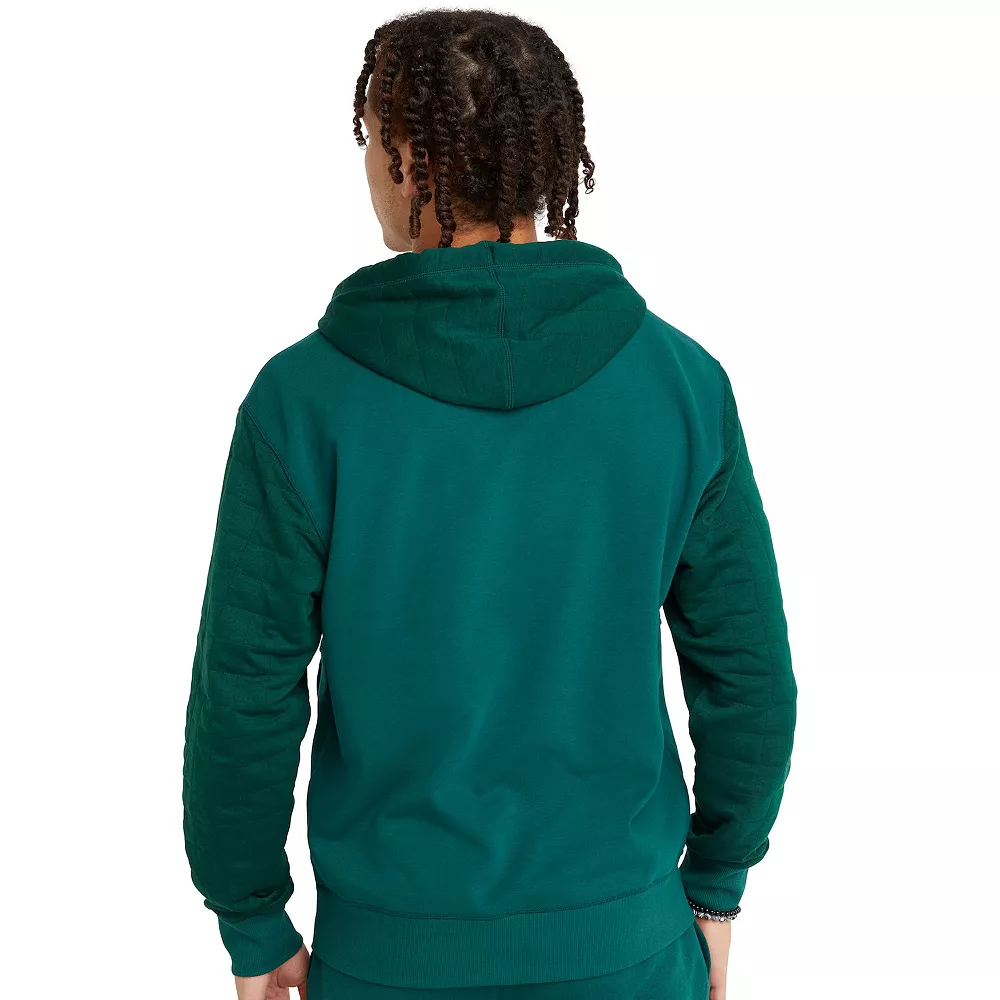 Men's Champion® Quilted Fleece Hoodie 5 Men's Champion® Quilted Fleece Hoodie - Image 3