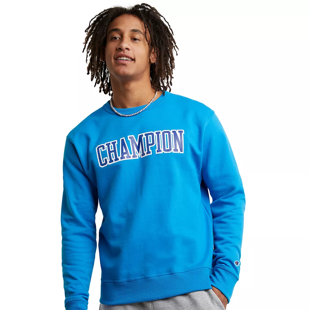 Men's Champion® Powerblend Fleece Crew Sweatshirt 3 Men's Champion® Powerblend Fleece Crew Sweatshirt