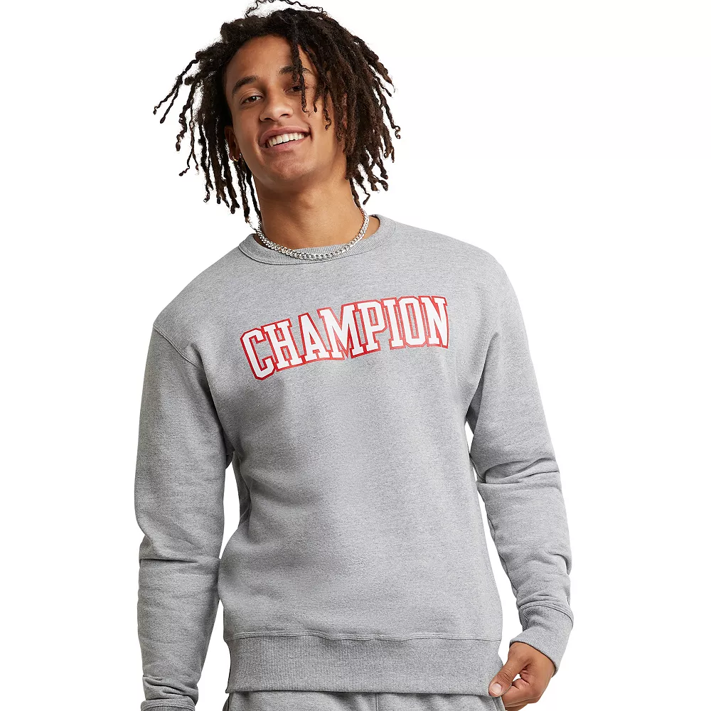 Men's Champion® Powerblend Fleece Crew Sweatshirt 5 Men's Champion® Powerblend Fleece Crew Sweatshirt - Image 3