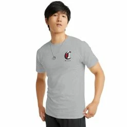 Men's Champion® Classic Graphic Tee -Clearance Sales Store 5537202 Oxford Gray