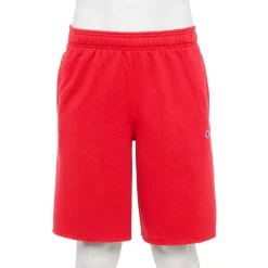 Men's Champion® 10-Inch Powerblend Fleece Shorts -Clearance Sales Store 5537562 Scarlet