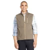 Men's IZOD Fleece Vest -Clearance Sales Store 5538815 Camel Heather