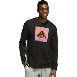 Men's adidas Positive Aura Badge of Sport Graphic Tee